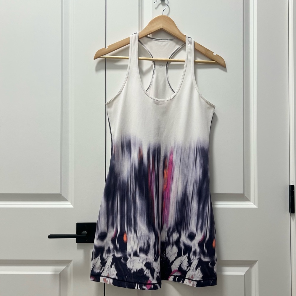 Lululemon Athletica Cool Racerback *Extra Long Tie-Dye Tank Top